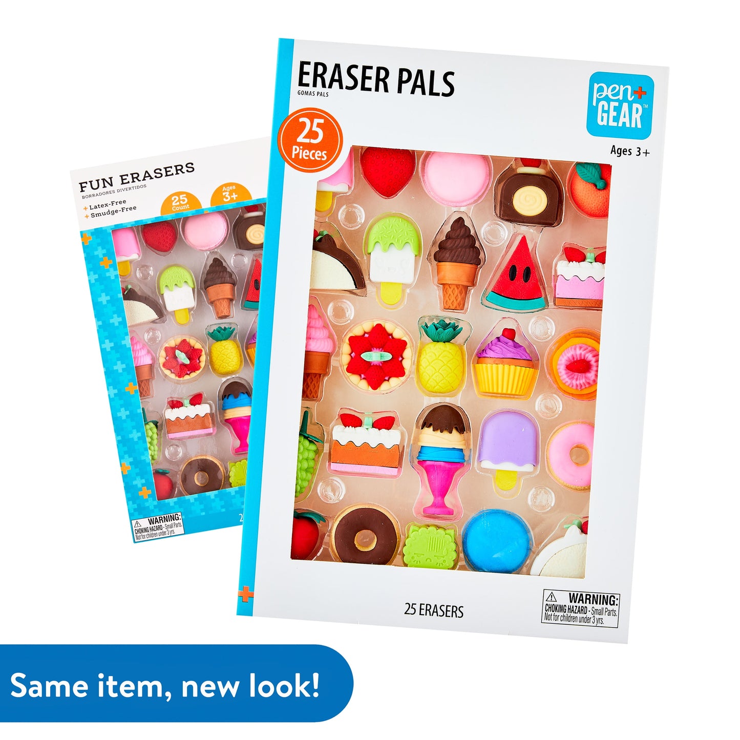 Eraser Pals, Sweet Treats Theme, 25 Count