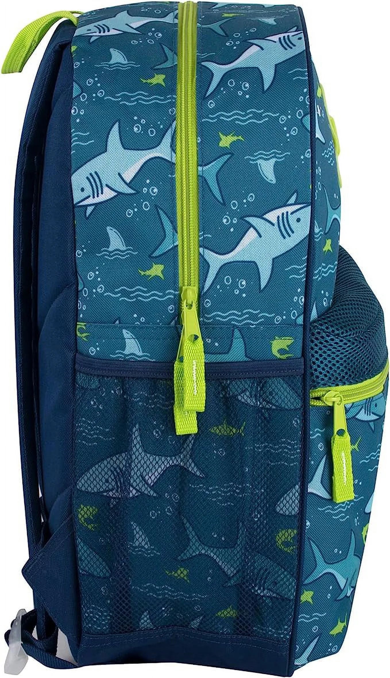 Trailmaker 6-In-1 Shark Backpack, Blue