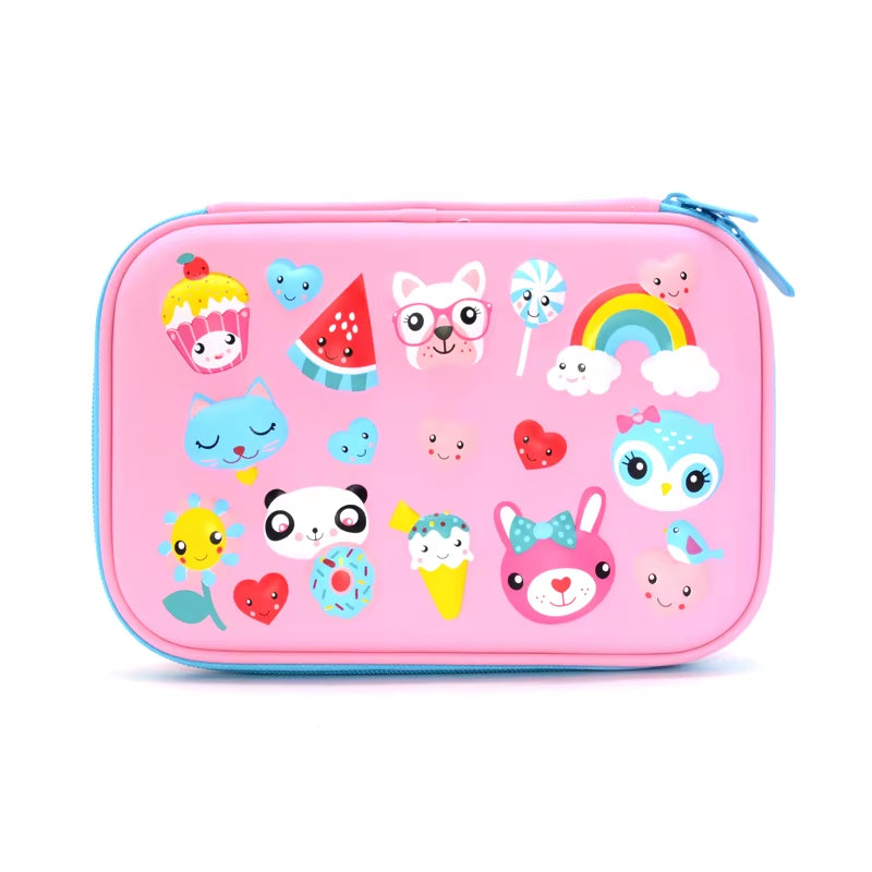 Pencil Case Kawaii Material Escolar Astuccio Scuola School Supplies Piorniki Leaf Pencilcases Cute Dinosaur 2020 EVA Pencilbox