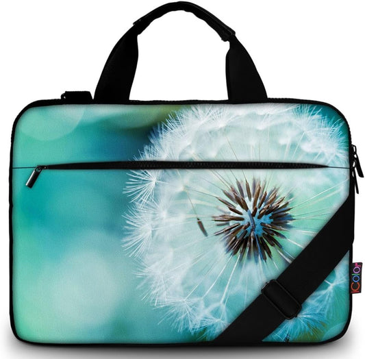 15" Laptop Shoulder Bag Sleeve Holder,14.2" 15.4 Inch Computer Tablet Canvas Handbag Case Notebook Messenger Briefcase
