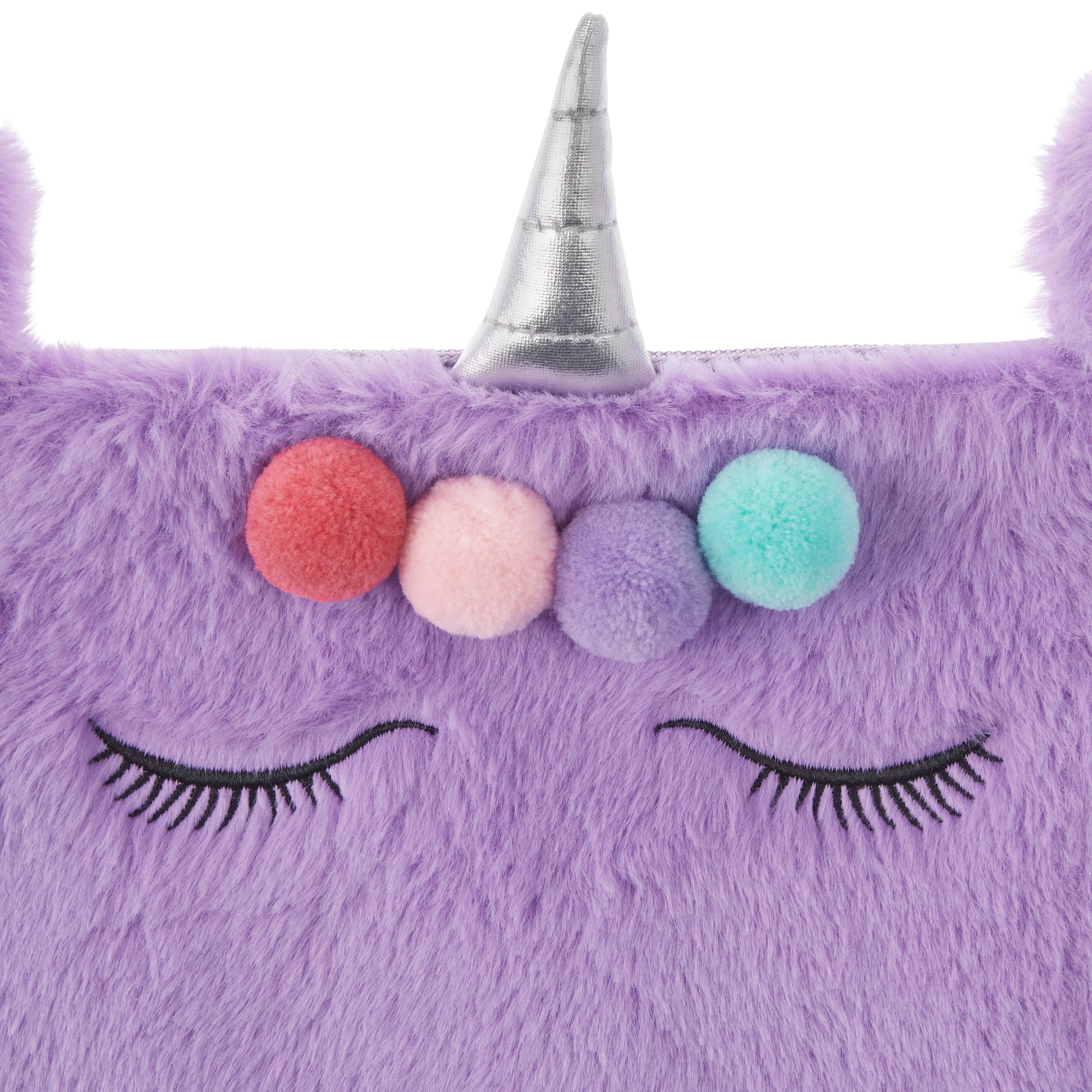 Unicorn Binder Pouch, Purple, Size: 10” (W) X 7.25” (H)