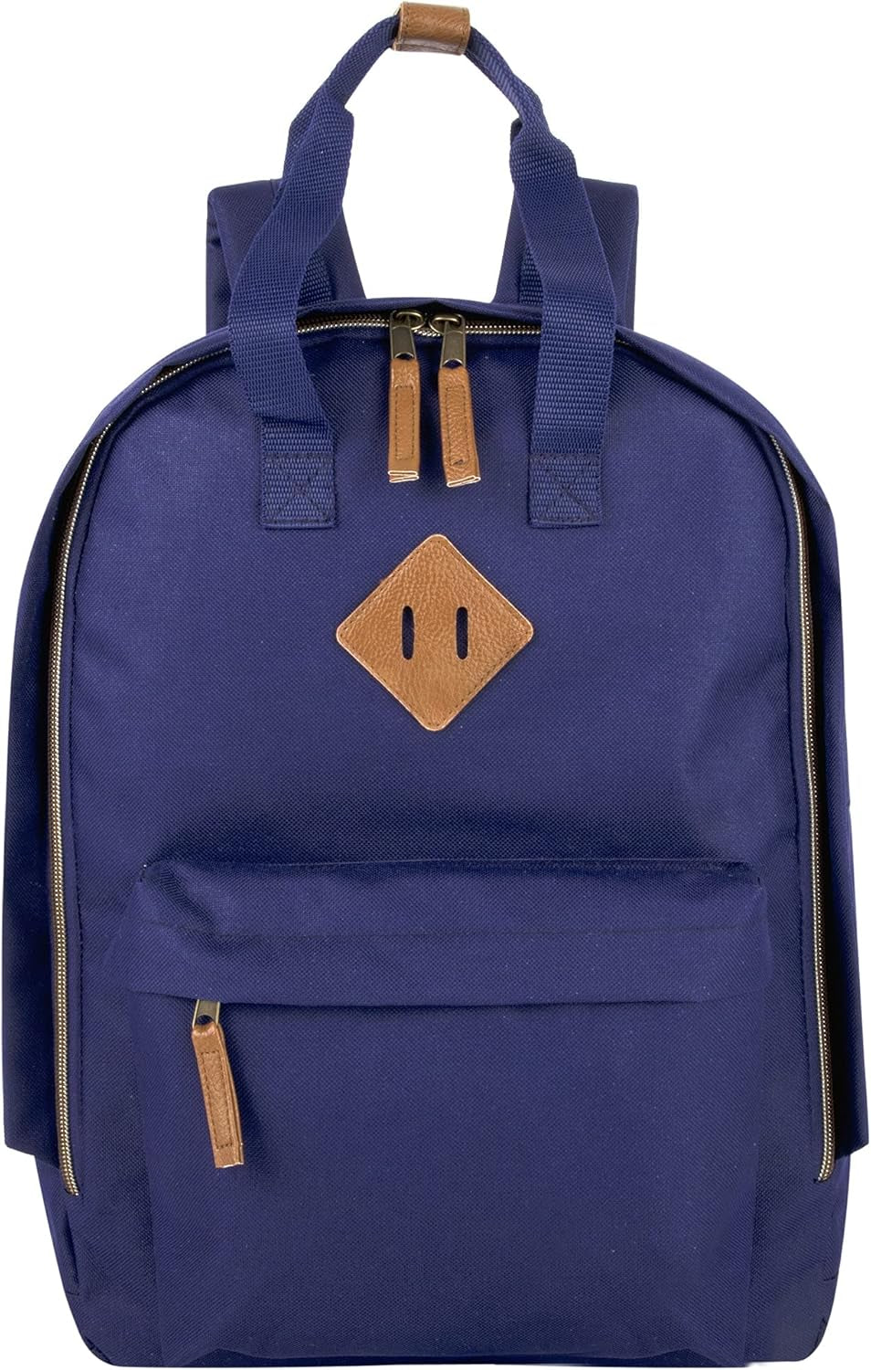College 16 Inch Laptop Backpack for Women, Men | Computer Travel Backpack Carry on Flight Approved for School, Work, Commuter (Navy)