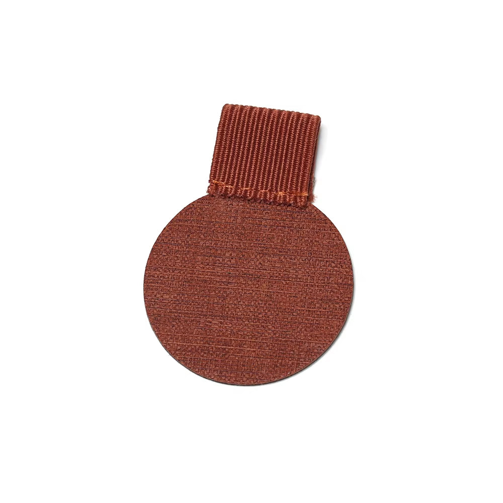 1PCS Colorful Self-Adhesive Leather Pen Clip Pencil Elastic Loop for Notebooks Journals Clipboards Pen Holder School Supplies