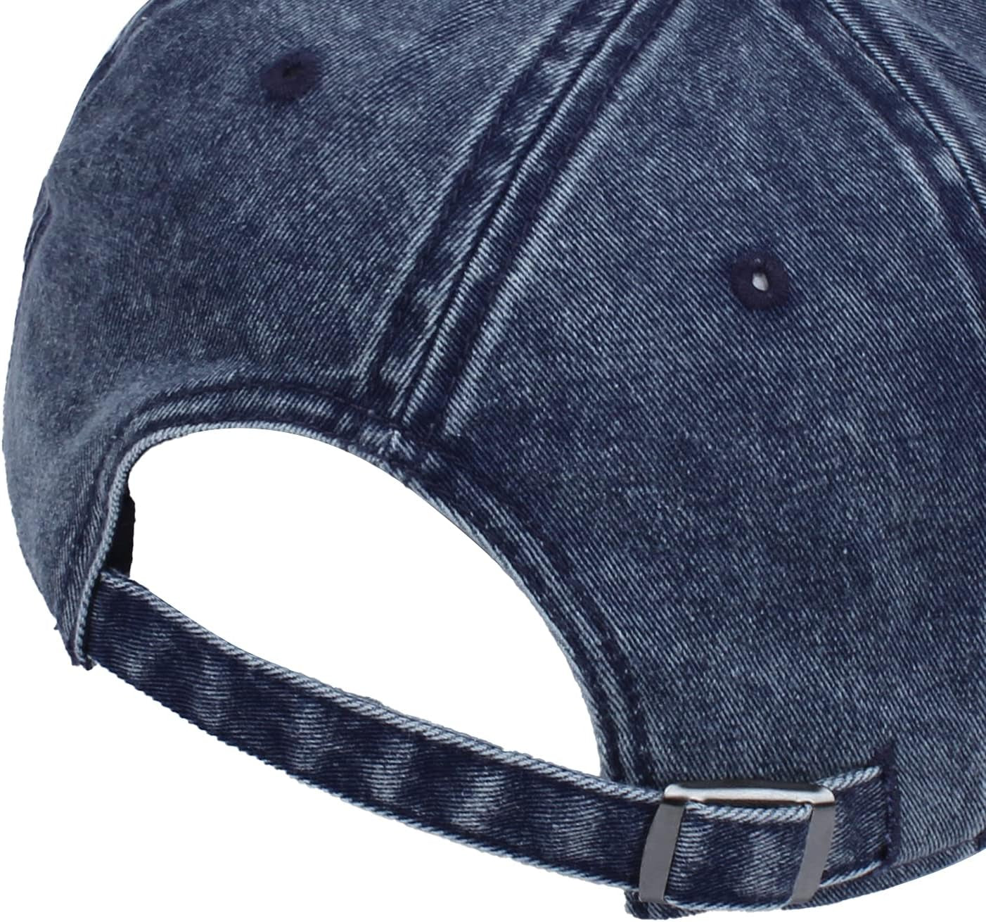 Men and Women Washed Cotton Baseball Cap Snow Classic Style Adjustable Low Profile Dad Hat