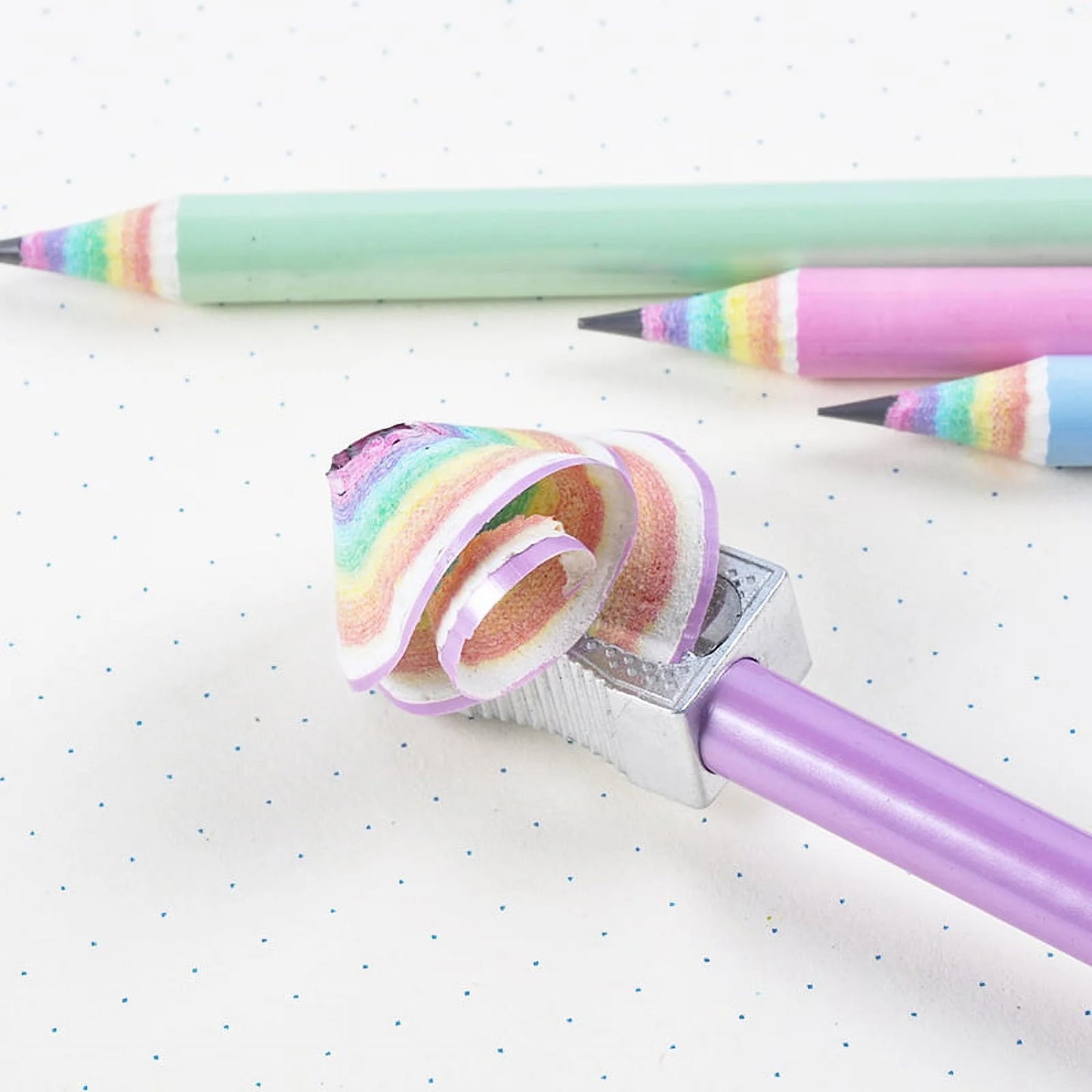 Pencils #2 Pre-Sharpened Pencils Number 2 Pencils School Pencils Kids Pencils with Erasers Rainbow Pencils Eco Pencils for School Supplies, 24 Pack