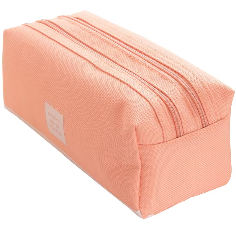 Pencil Case Trousse Scolaire Pink Ferace Cartuchera Para Lapices School Etui Kawaii Canvas Large Capacity Kalem Kutusu Newme Box