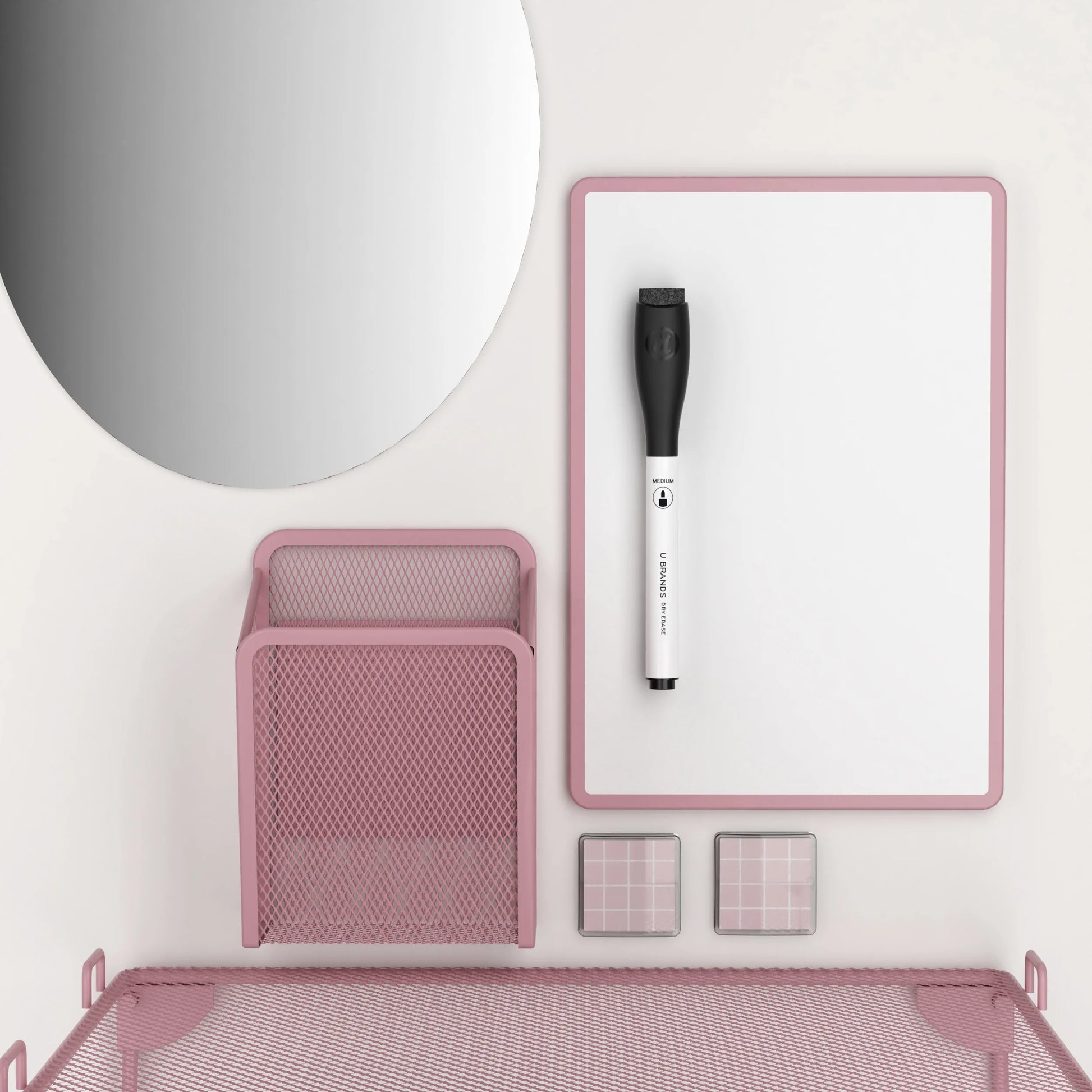 Locker Kit with Shelf and Accessories, Blush, 11 Piece Set, Ages 9+, 4145U