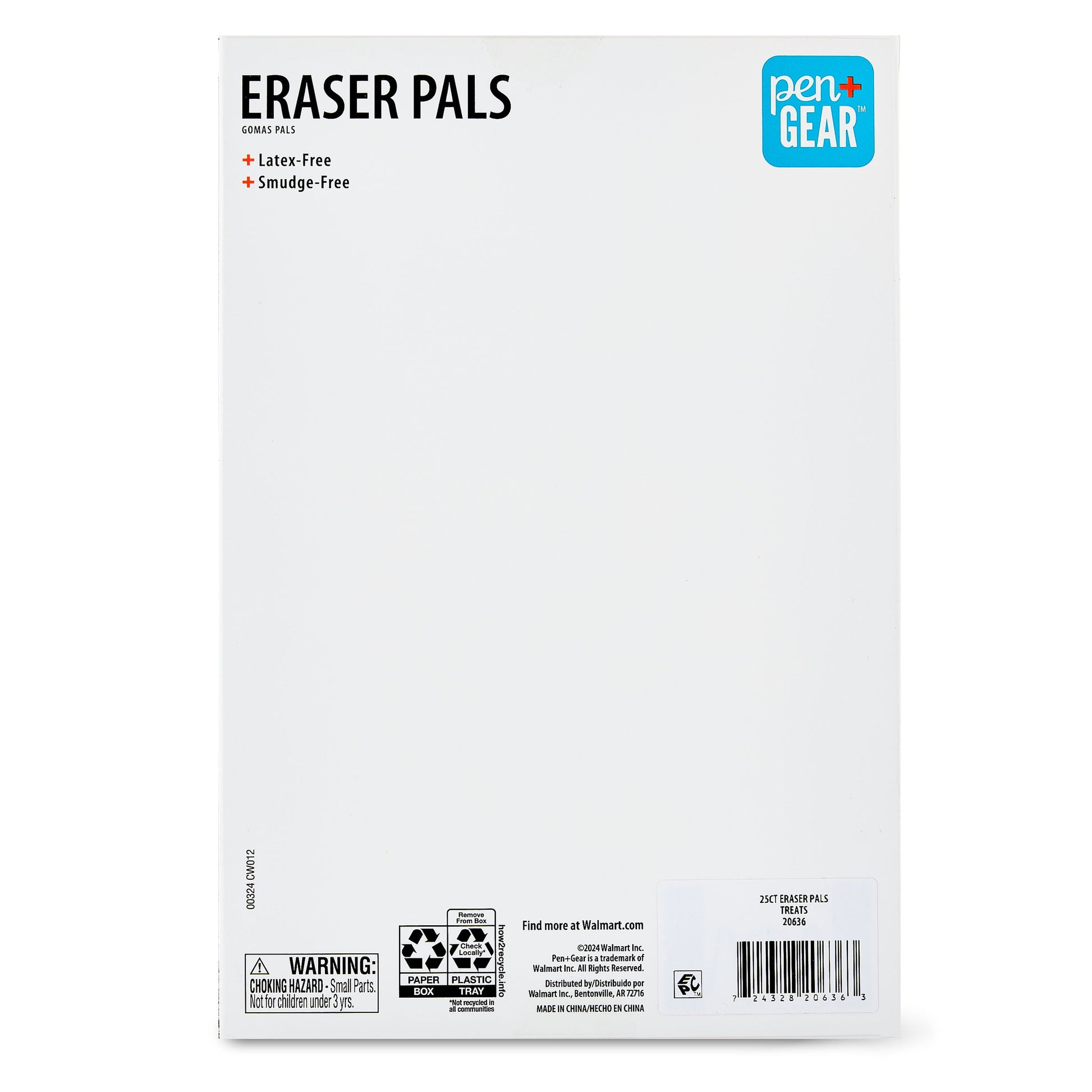 Eraser Pals, Sweet Treats Theme, 25 Count