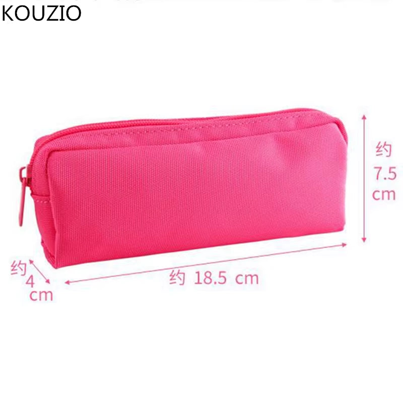 Pencil Case Pink Trousse Scolaire Stylo Large Capacity Szkolne Stationery Papelaria Kawaii Estuche Para Lpices Kalem Kutusu