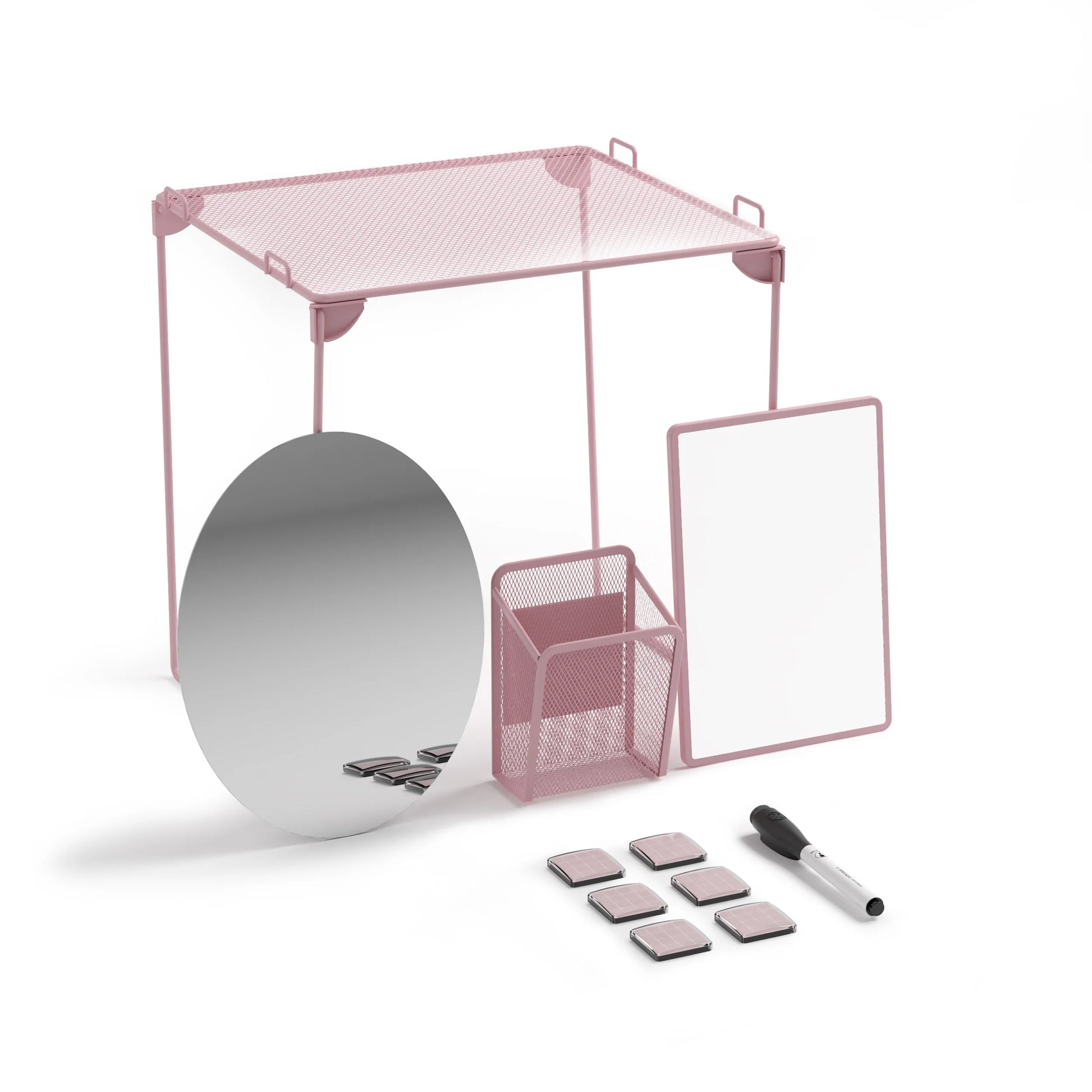 Locker Kit with Shelf and Accessories, Blush, 11 Piece Set, Ages 9+, 4145U
