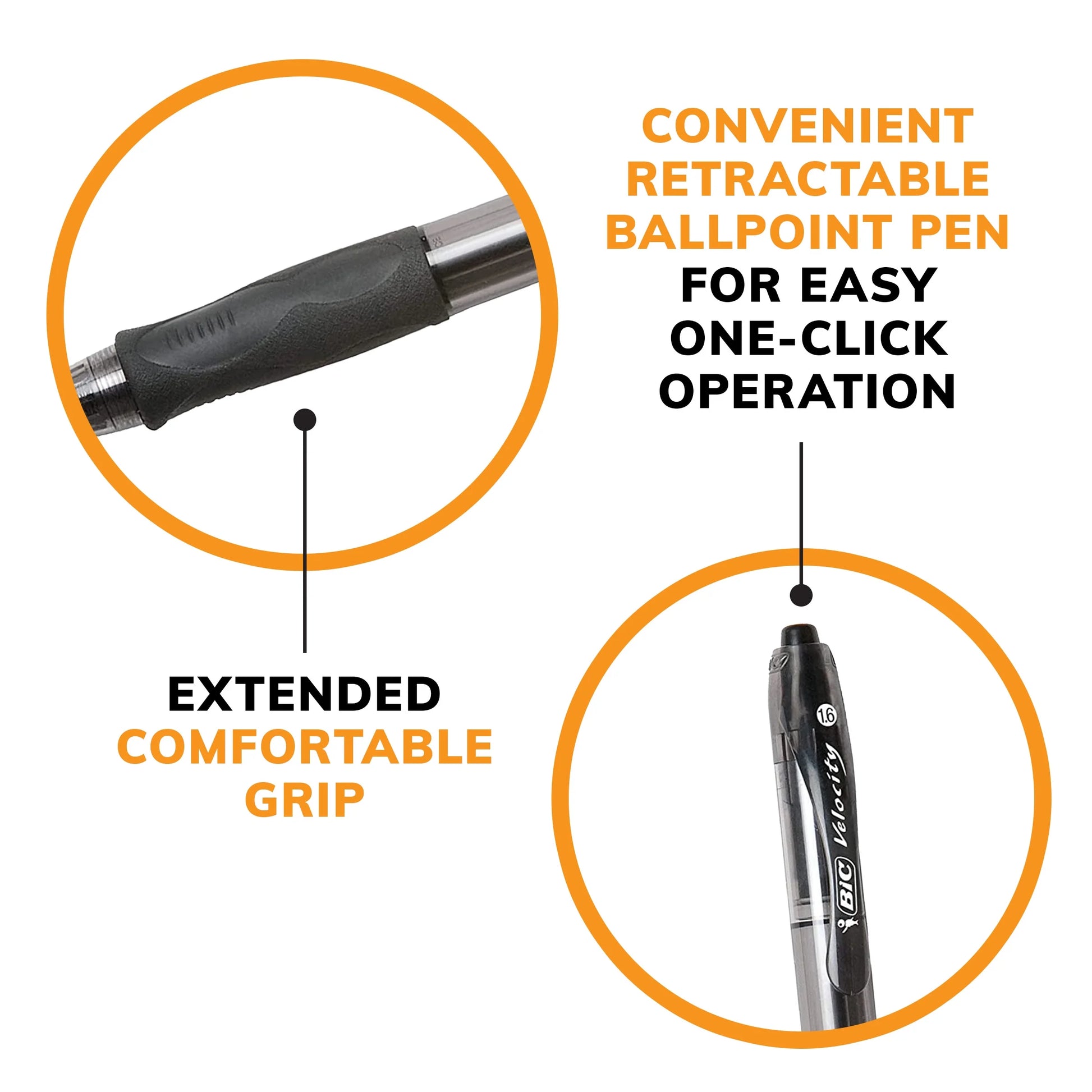 Glide Bold Retractable Ball Pen, Black, 1.6Mm Bold Point, 36 Pack