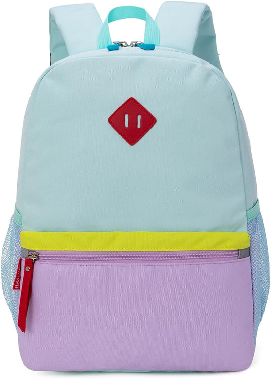 Preschool Backpack for Toddler Girls, Kids School Bag, Ages 3 to 7 Years Old, Small, Light Green