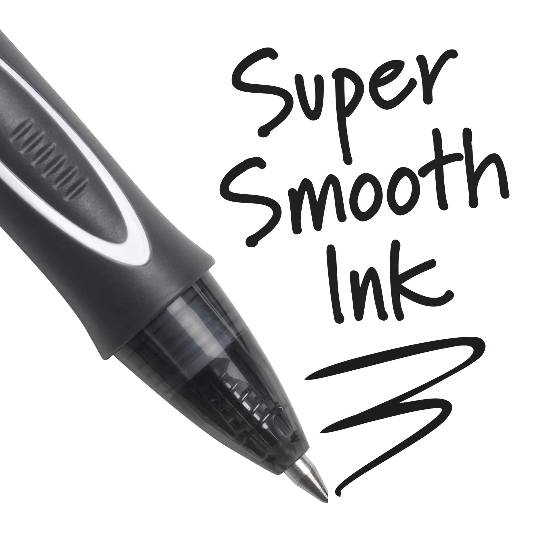 Gelocity Quick Dry Black Gel Pens, Medium Point (0.7Mm), 4-Count Pack