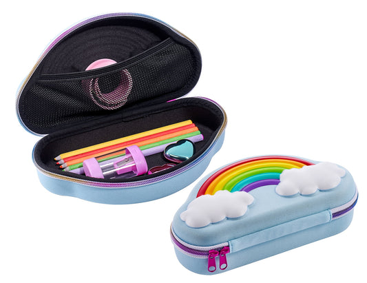 Pen + Gear Rainbow School Sturdy Pencil Box