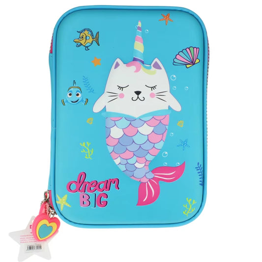 Pencil Case Kawaii Material Escolar Astuccio Scuola School Supplies Piorniki Leaf Pencilcases Cute Dinosaur 2020 EVA Pencilbox