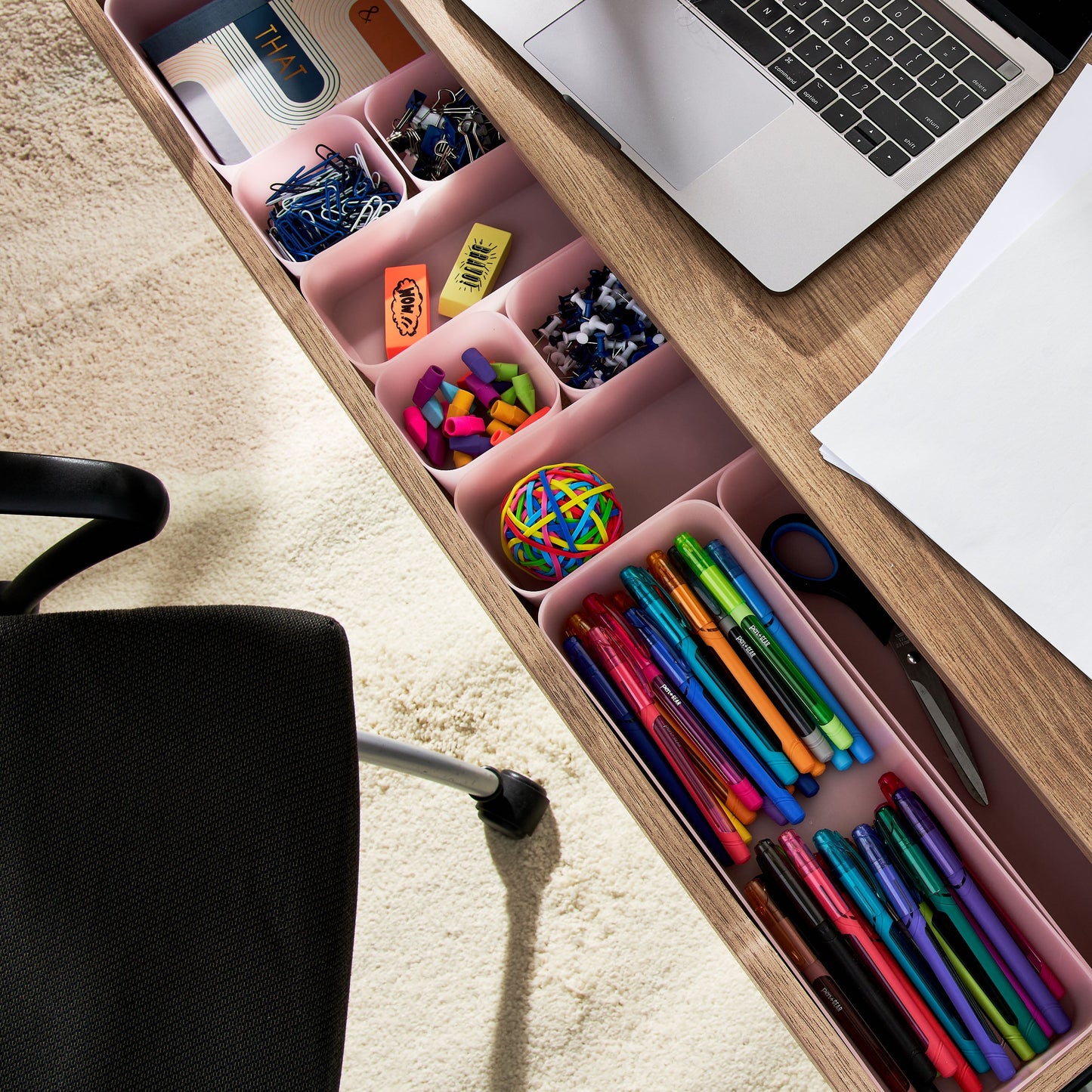 Drawer Organization Set, Pearl Blush, 9 Pieces