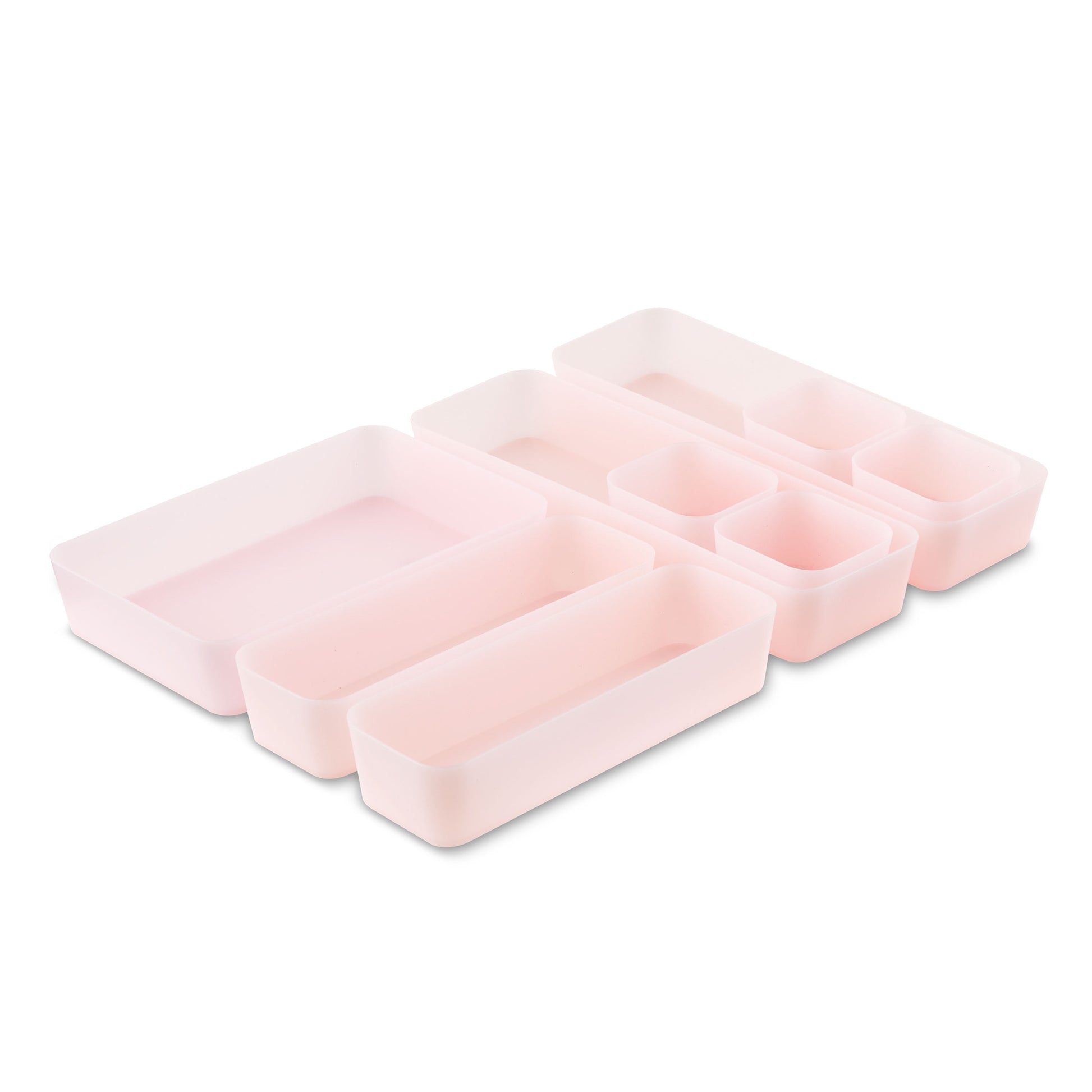 Drawer Organization Set, Pearl Blush, 9 Pieces