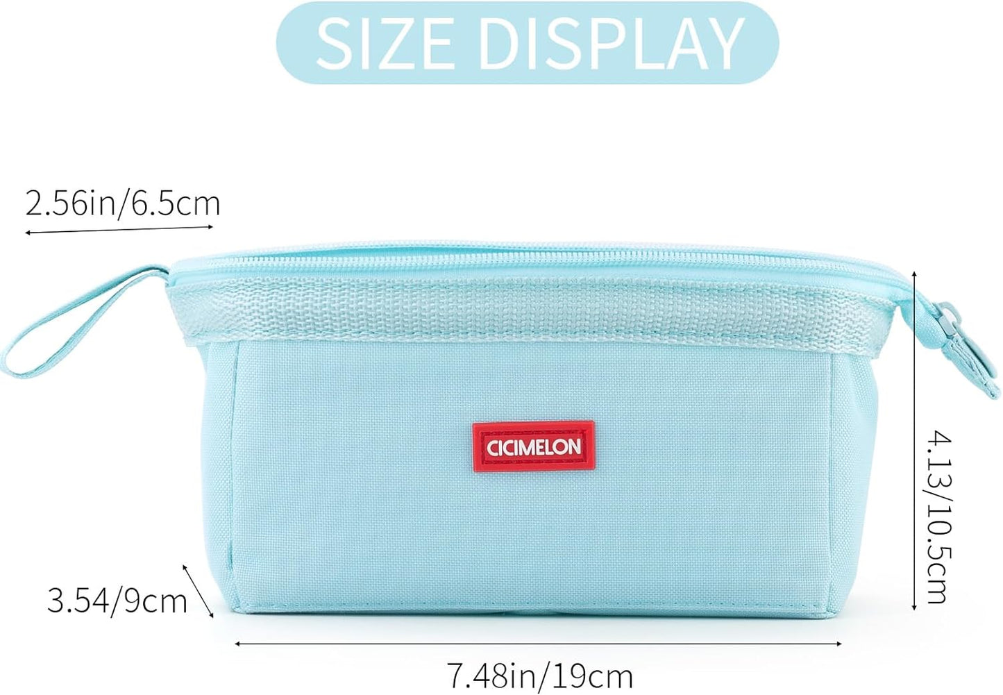 Pencil Case Large Capacity Pencil Pouch Pen Bag for School Teen Girl Boy Men Women