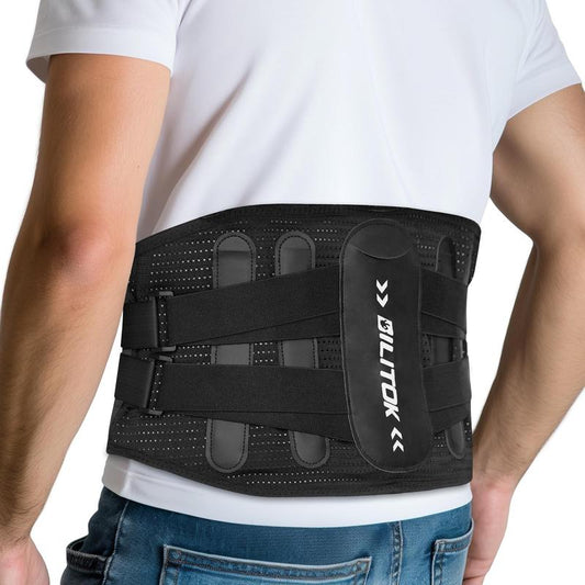 [Valentine'S Day Gift] Adjustable Back Support Belt for Men and Women – Breathable Lumbar Brace for Immediate Relief from Back Pain, Sciatica, Herniated Disc, and Scoliosis – Perfect for Home, Work, and Lifting Activities