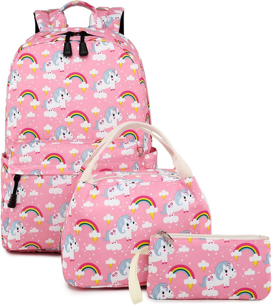 Cute Lightweight Kids Backpacks for School Girls Boys Elementary Kindergarten School Bookbags
