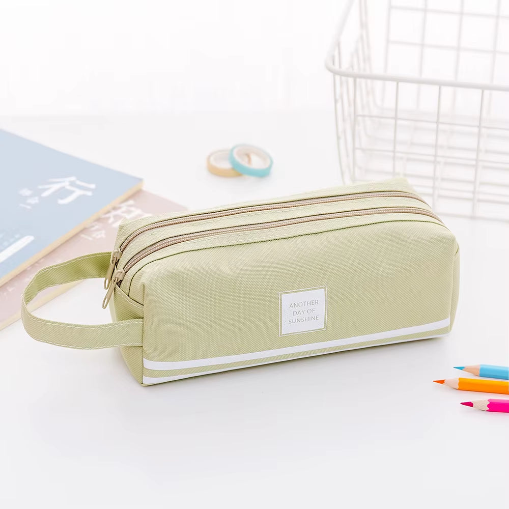 Pencil Case Trousse Scolaire Pink Ferace Cartuchera Para Lapices School Etui Kawaii Canvas Large Capacity Kalem Kutusu Newme Box