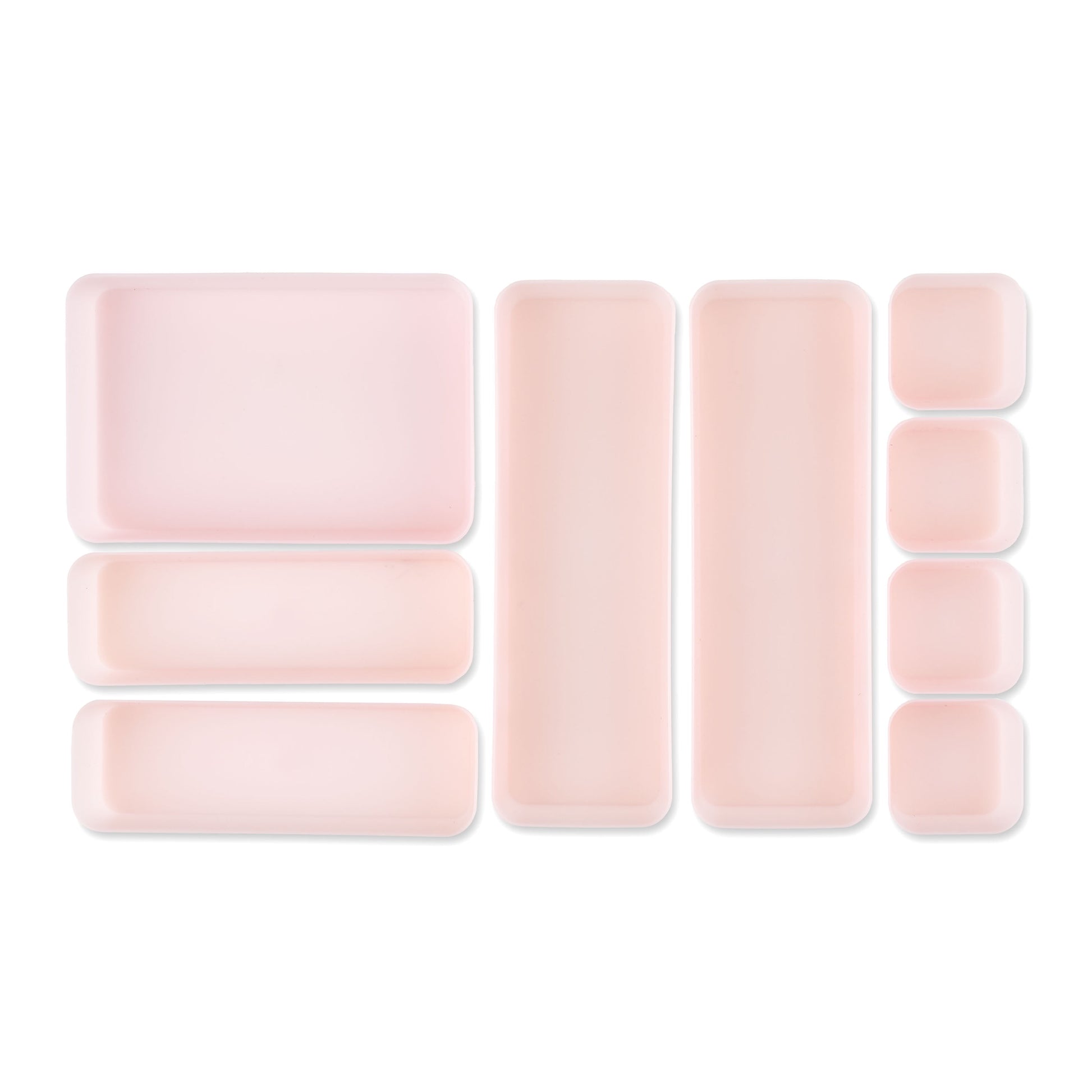 Drawer Organization Set, Pearl Blush, 9 Pieces
