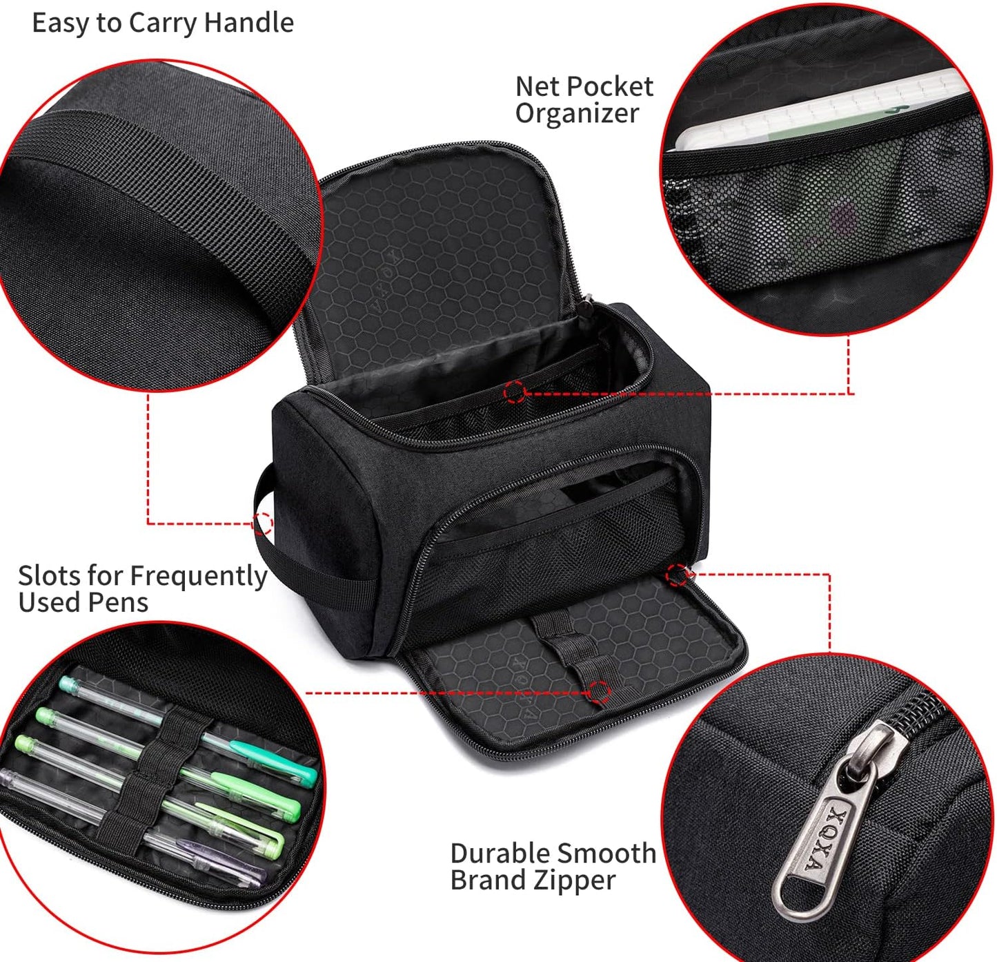 Large Capacity Pencil Case Organizer, Multifunctiona