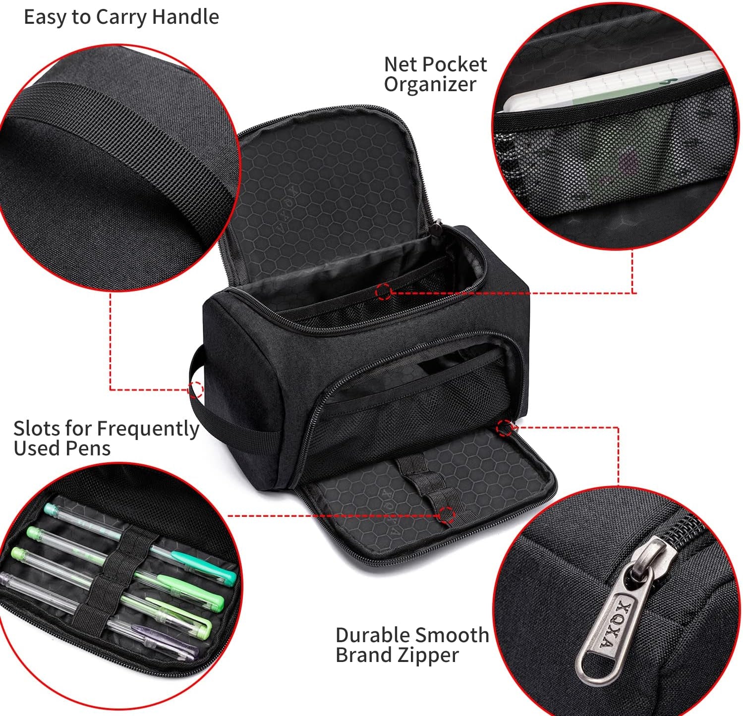 Large Capacity Pencil Case Organizer, Multifunctiona