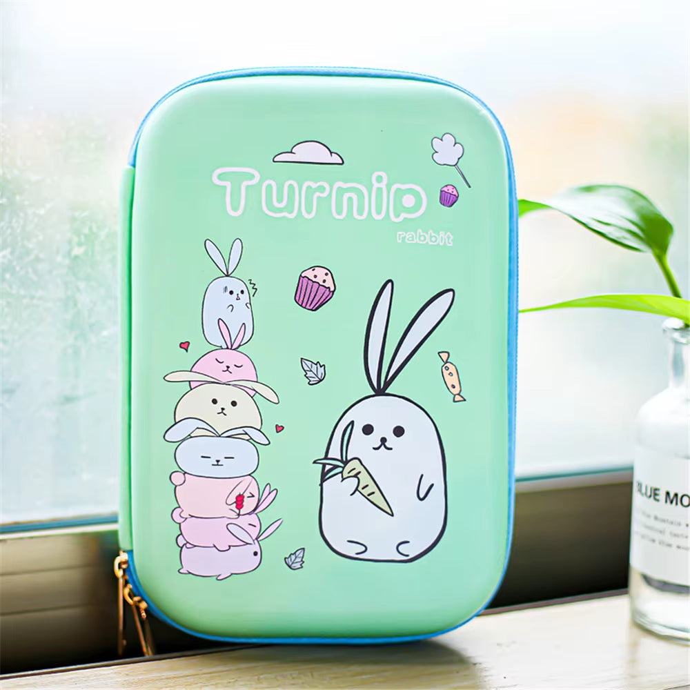 Kawaii Pencil Case Cute Cat Pencilcases Estuche Estojo Escolar Papeleria Piornik Stationery Licorne Etui Trousse Ecole