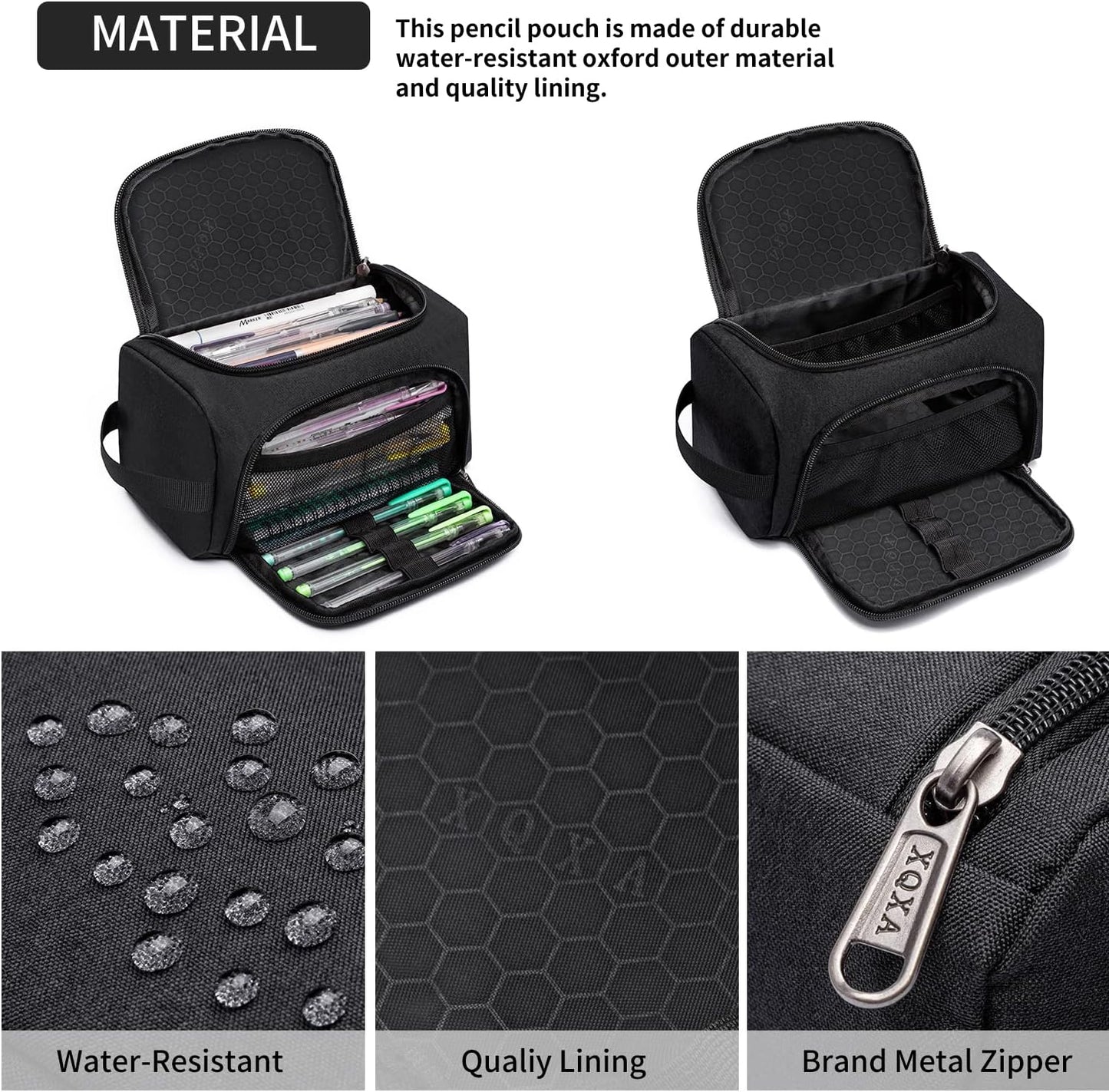 Large Capacity Pencil Case Organizer, Multifunctiona