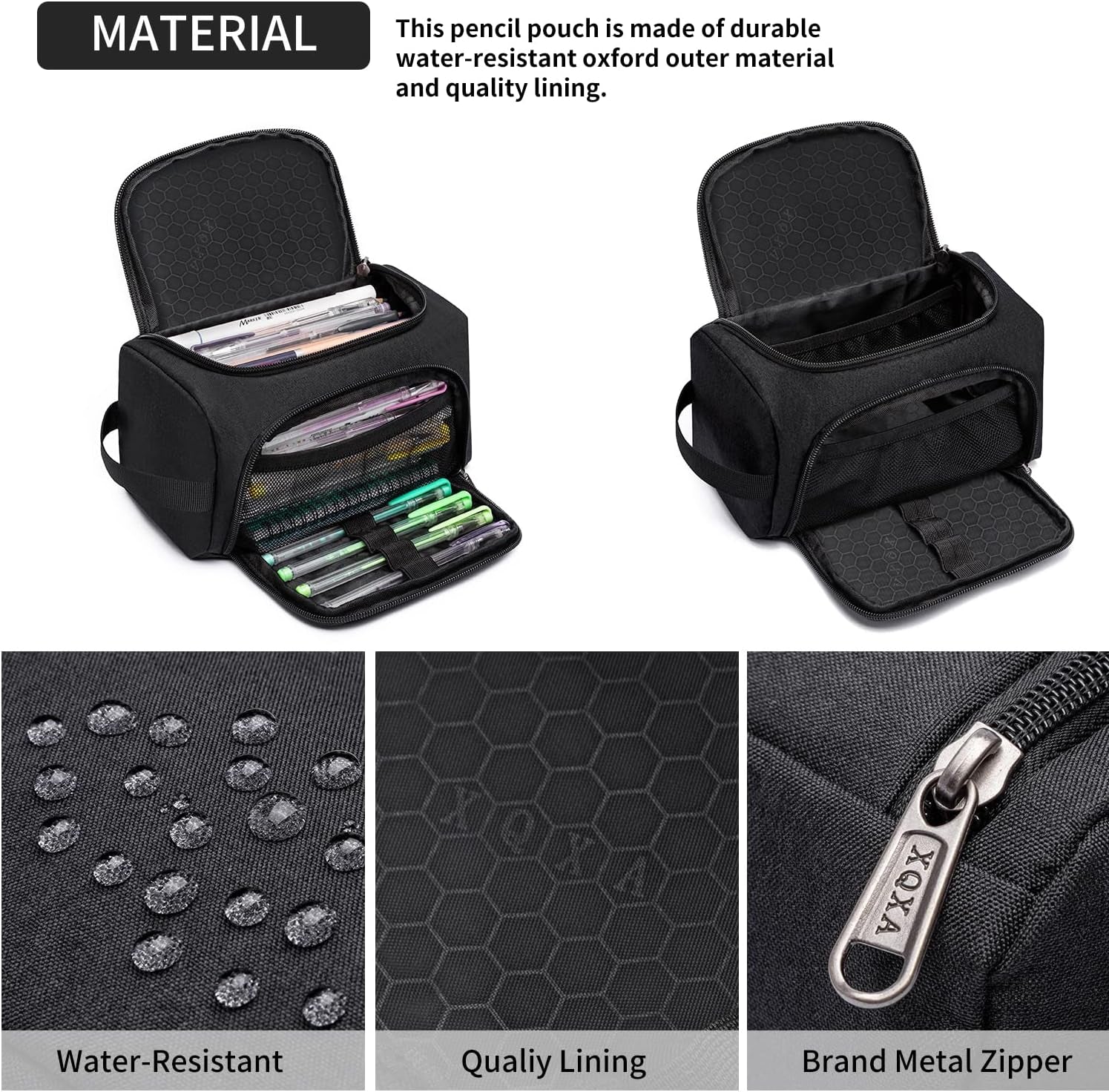Large Capacity Pencil Case Organizer, Multifunctiona