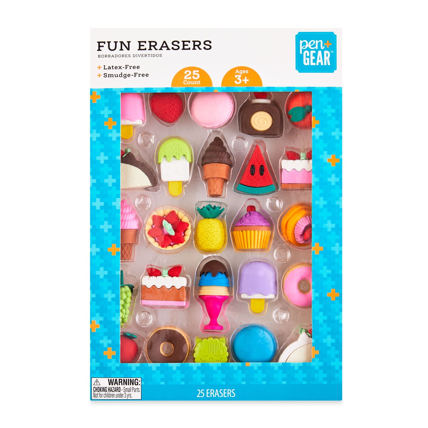 Eraser Pals, Sweet Treats Theme, 25 Count