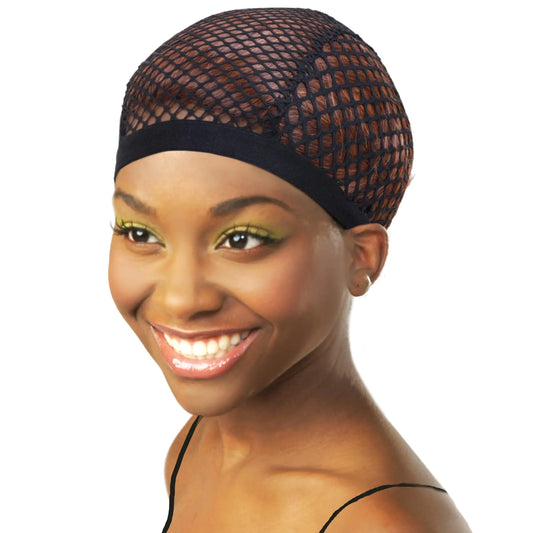 DONNA Crochet Wig Cap Wig Head Wig Caps for Women Hair Net Black L